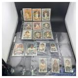 (3) Sleeves (not Full) Of Baseball Mini Cards ï¿½ In
