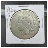 1926-S Peace Silver Dollar