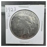 1923-S Peace Silver Dollar