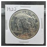 1922 Peace Silver Dollar (Higher Grade)