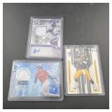Lot Of (3) Cards ï¿½ Includes (2) Patched Cards + Er