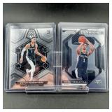 Lot Of (2) Victor Wembanyama Rookie Basketball Car