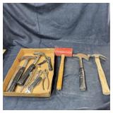Assortment of Tools ï¿½ Hammers, Pliers & Miscellane