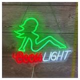 Coors Light Beer Led Lighted Sign ï¿½ Tested & Worki