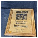 Wanted Poster Print ï¿½ $5000 Reward For Bob & Grat