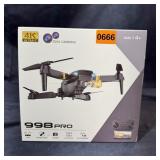 NEW 998 Pro Micro Foldable Drone Set with Dual Cam