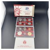 2002 US Mint Silver Proof Set