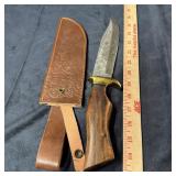 Bowie Knife ï¿½ Damascus Steel Blade approx. 9?, 14?