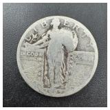 1927 Standing Liberty Silver Quarter