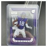 Justin Jefferson Rookie See-through Football Card