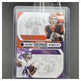 Dual Rookie Football Card Featuring Justin Jeffers