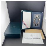 1990 U.s. Mint Prestige Set With 90% Silver Commem
