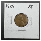 1928 Lincoln Wheat Cent. Mintage 134,116,000.