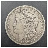 1902 Morgan Silver Dollar. Mintage 8,636,000.