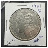 1921-d Morgan Silver Dollar.