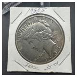1935-s Peace Silver Dollar Key Date. Mintage 1,964