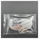 Elemetal 5 Troy Ounce Silver Bar .999 Fine. United