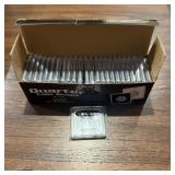 Case of 25 quarter coin snaps, 2x2 stackable with