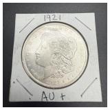 1921 Morgan Silver Dollar.
