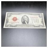1928-D $2 Red Seal United States Note.
