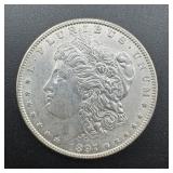 1897 Morgan Silver Dollar. Mintage 2,822,000.