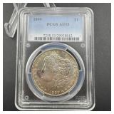 1899 Morgan Silver Dollar PCGS AU53. Mintage 330,0