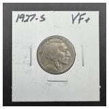1927-s Buffalo Nickel. Mintage 3,430,000.