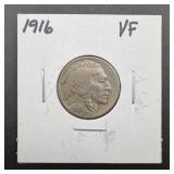 1916 Buffalo Nickel. Mintage 63,498,066.