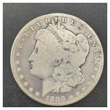 1899 Morgan Silver Dollar (philadelphia). Mintage