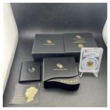 2016-w Gold Mercury Silver Dime Pcgs Sp70 First St