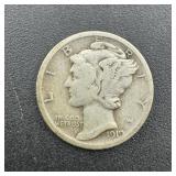 1919-s Mercury Silver Dime.