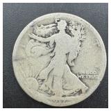 1917 Walking Liberty Silver Half Dollar Early Date