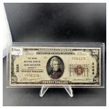 1929 $20 Union National Bank of Rochester Minnesot