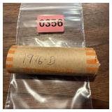 $10 roll of 1976-D Washington 'Drummer Boy' Bicent