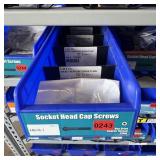 Bin With Assorted Hardware Items. See Photo. Pleas