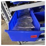 Bin With Assorted Hardware Items. See Photo. Pleas