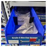 Bin With Assorted Hardware Items. See Photo. Pleas