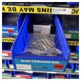 Bin With Assorted Hardware Items. See Photo. Pleas