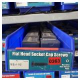 Bin With Assorted Hardware Items. See Photo. Pleas