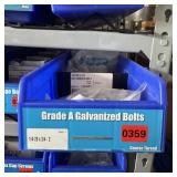 Bin With Assorted Hardware Items. See Photo. Pleas