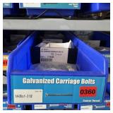 Bin With Assorted Hardware Items. See Photo. Pleas