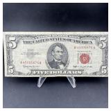 1963 $5 Red Seal United States Note