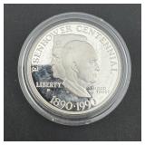 1990-p Proof Eisenhower Centennial Silver Dollar