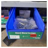 Bin With Assorted Hardware Items. See Photo. Pleas