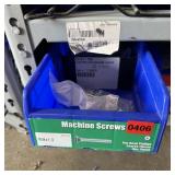 Bin With Assorted Hardware Items. See Photo. Pleas