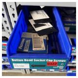 Bin With Assorted Hardware Items. See Photo. Pleas