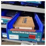 Bin With Assorted Hardware Items. See Photo. Pleas