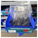 Bin With Assorted Hardware Items. See Photo. Pleas