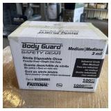 Case Of 1000 Medium Nitrile Disposable Gloves, Ind