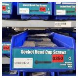 Bin With Assorted Hardware Items. See Photo. Pleas